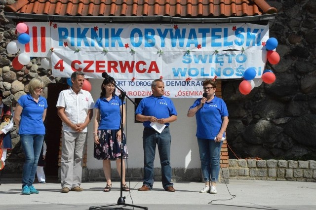 Na pikniku stowarzyszenia PChS pojawił się też burmistrz Arseniusz Finster