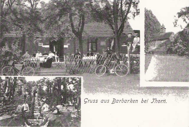 Barbarka - ulubione miejsce podmiejskiego wypoczynku torunian sportretowane przed 1914 rokiem