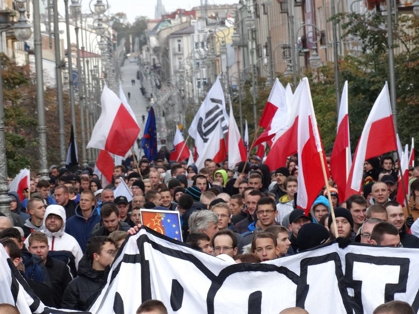 Marsz przeciwko islamowi w Kielcach z tysiącem uczestników 