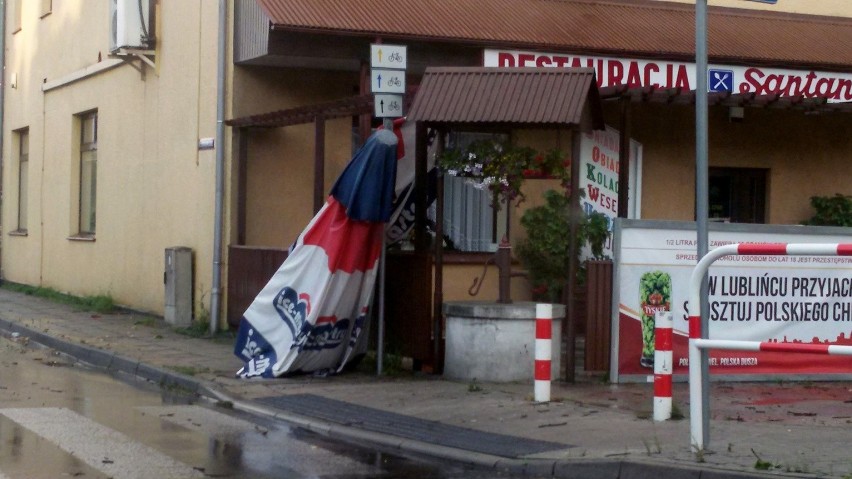 Nawałnica w Lublińcu trwała zaledwie kilka minut, ale skutki...