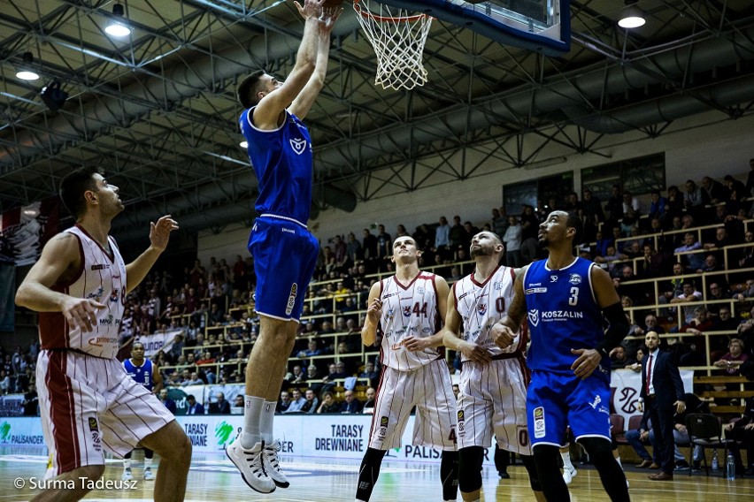 Spójnia Stargard - AZS Koszalin 76:73. Ważna wygrana w walce o utrzymanie!