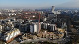 Teren przy Dworcu Głównym w Krakowie coraz bardziej zabudowany. "Rosną" kolejne bloki. ZDJĘCIA