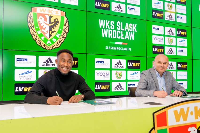 John Yeboah nowym piłkarzem Śląska Wrocław. Niemiec podpisał 3-letni kontrakt