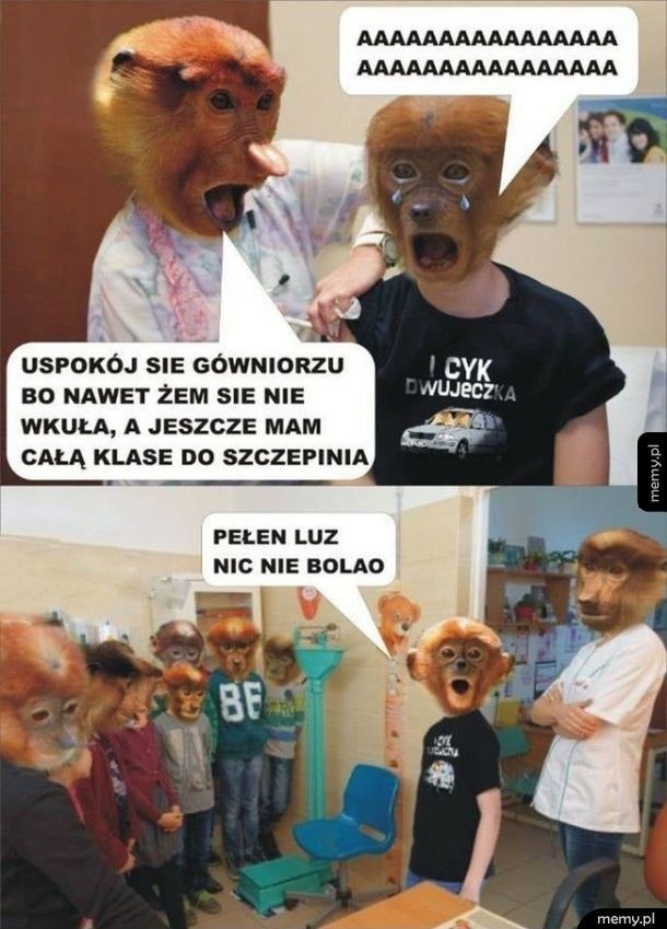 Szczepić - nie szczepić MEMY. "Przejdziem ospę, przejdziem...