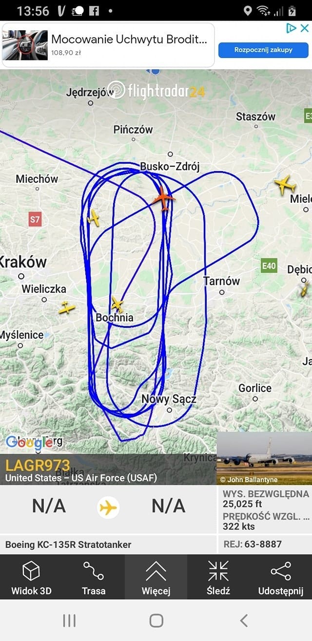 Samoloty latały od Podhala po Pińczów i Busko