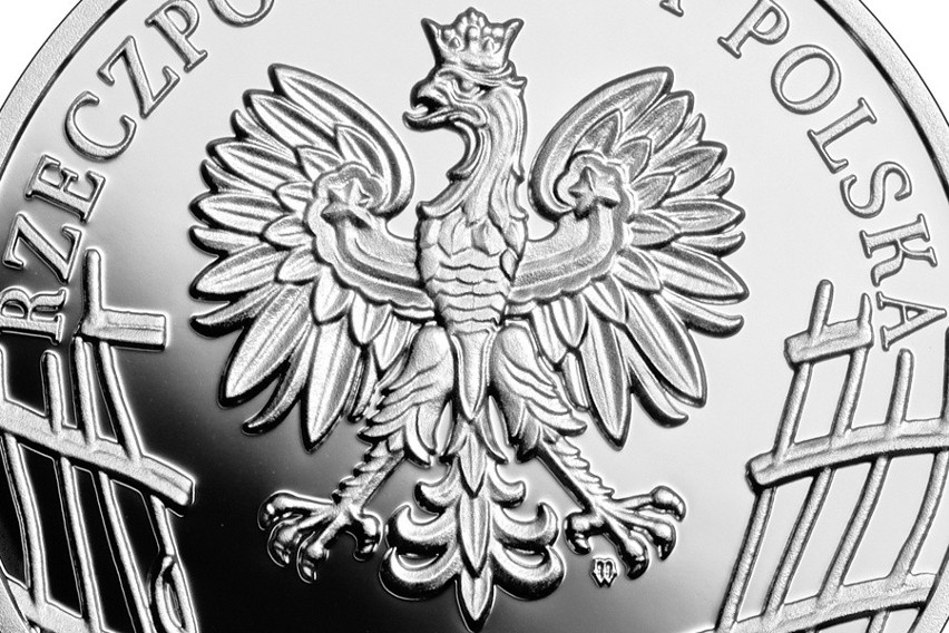Zygmunt Szendzielarz „Łupaszka” na srebrnej monecie kolekcjonerskiej. Jest bohaterem serii NBP: Wyklęci przez komunistów żołnierze niezłomni