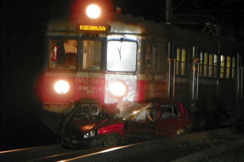 Wypadek na torach w Pile Kalinie. 6 lutego pociąg osobowy,...