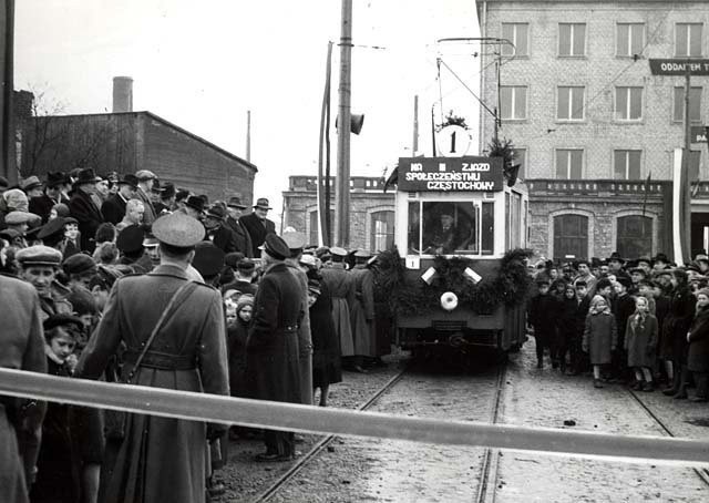 Zwykły dzień w Częstochowie, zdjęcia archiwalne