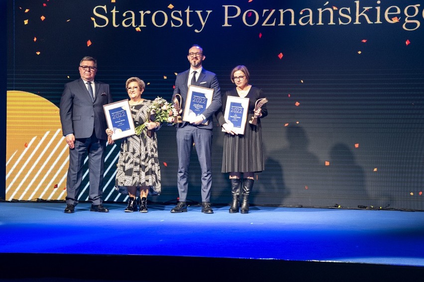 Wręczenie nagród starosty w Poznaniu.