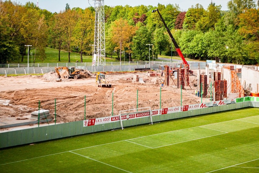 Budowa stadionu ŁKS nie zwalnia NAJNOWSZE ZDJĘCIA