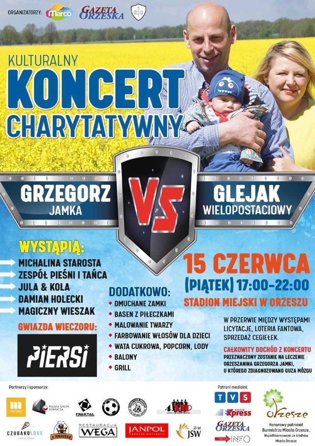 Koncert charytatywny w Orzeszu