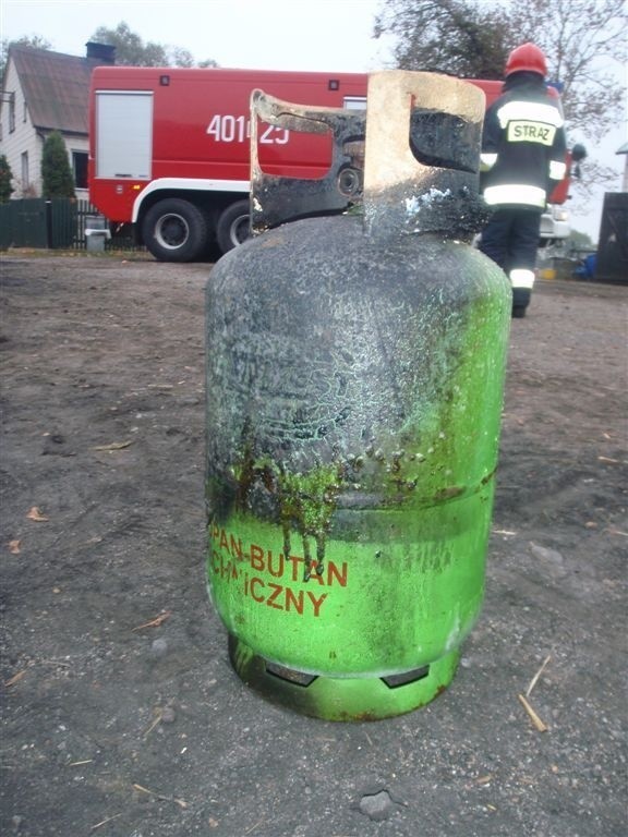Wybuch gazu w miejscowości Osowy Grąd