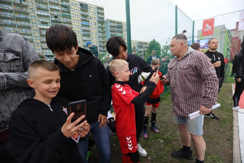 Główną postacią festynu był Lukas Podolski....