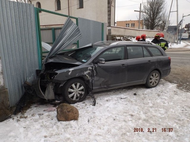 Na miejscu środowego wypadku w Rakowie