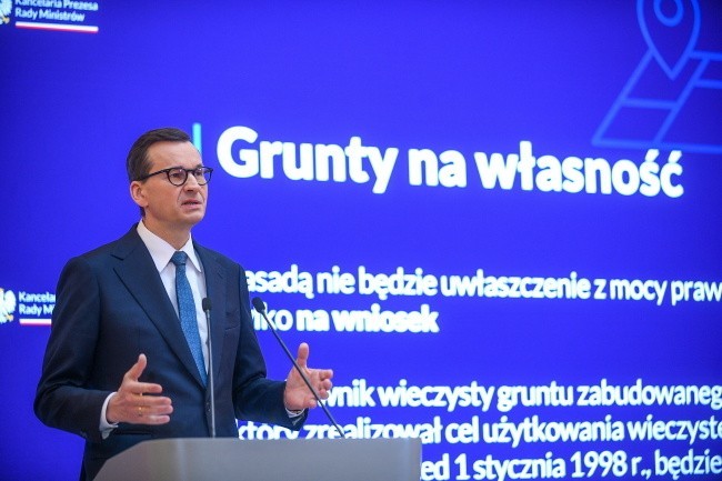 Premier Mateusz Morawiecki: Przyjęliśmy projekt ustawy o...