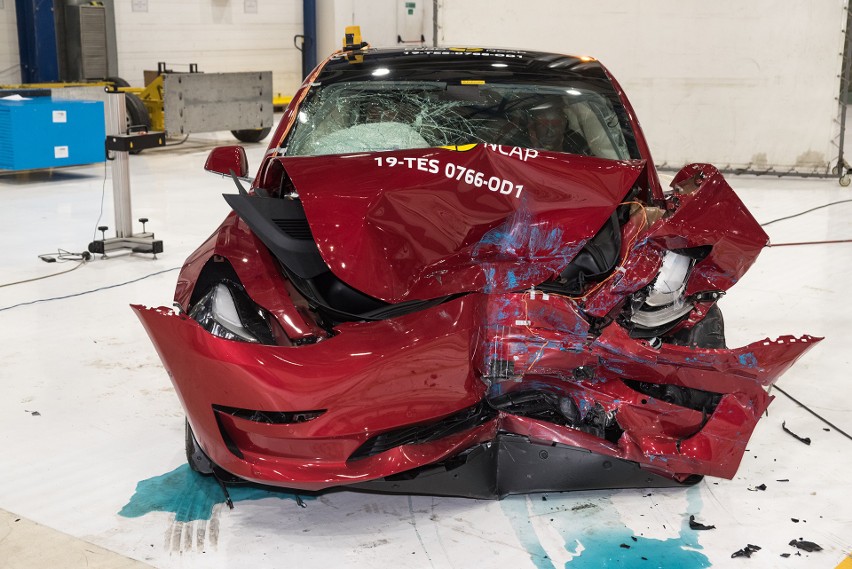 Tesla Model 3. Fot. Euro NCAP