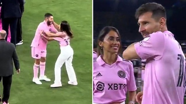 Antonella Roccuzzo rzuciła się w ramiona Jordiego Alby, myśląc że to jej mąż Leo Messi