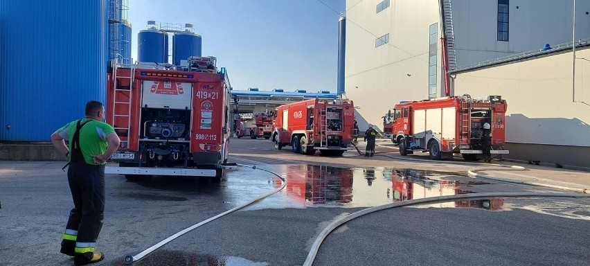 Bielsk Podlaski. Był pożar w Spółdzielni Mleczarskiej Bielmlek, a teraz czas na śledztwo