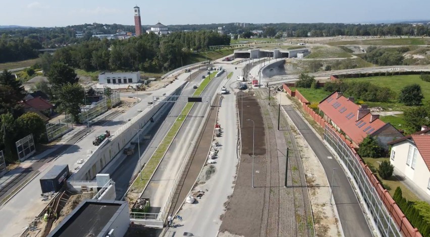 Nowa linia tramwajowa powstająca w ramach Trasy...