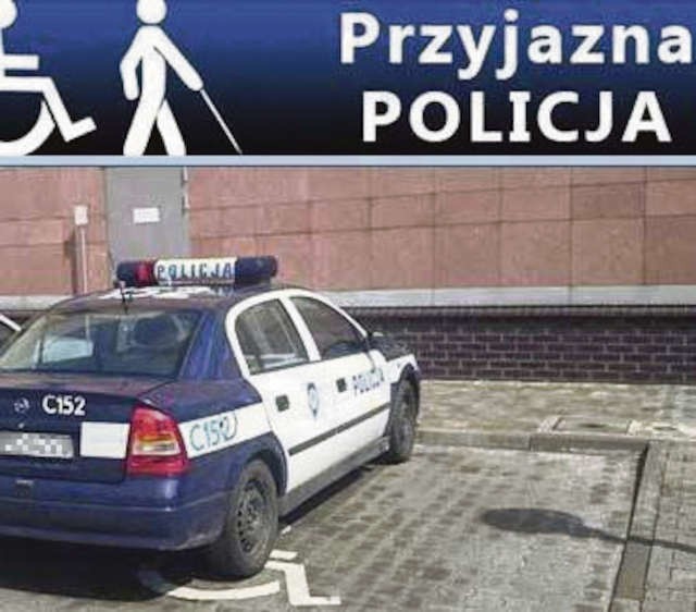 W maju tego roku do Internetu trafiło zdjęcie radiowozu pod Tesco, stojącego na miejscu dla inwalidy. To była interwencja - tłumaczą policjanci