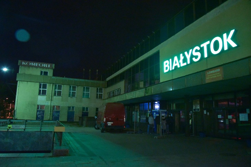 Neon z dworca PKS Białystok musi nadal świecić