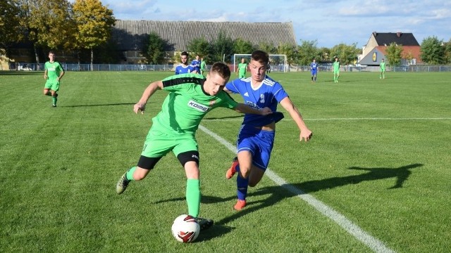 Mecz 11. kolejki w Lubuskiej IV Lidze piłki nożnej - Pogoń I Świebodzin vs Korona Kożuchów