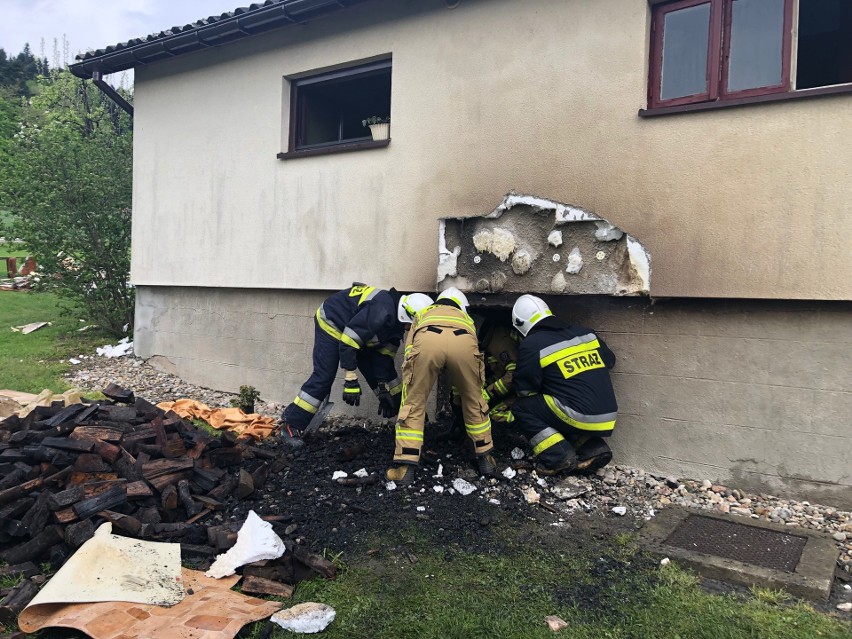 Tragedia w podsądekiej wsi. 87-letnia kobieta zginęła w pożarze domu