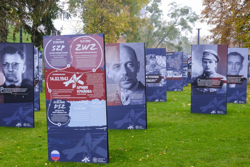 Otwarcie wystawy "Armia Krajowa" w toruńskim Parku Pamięci