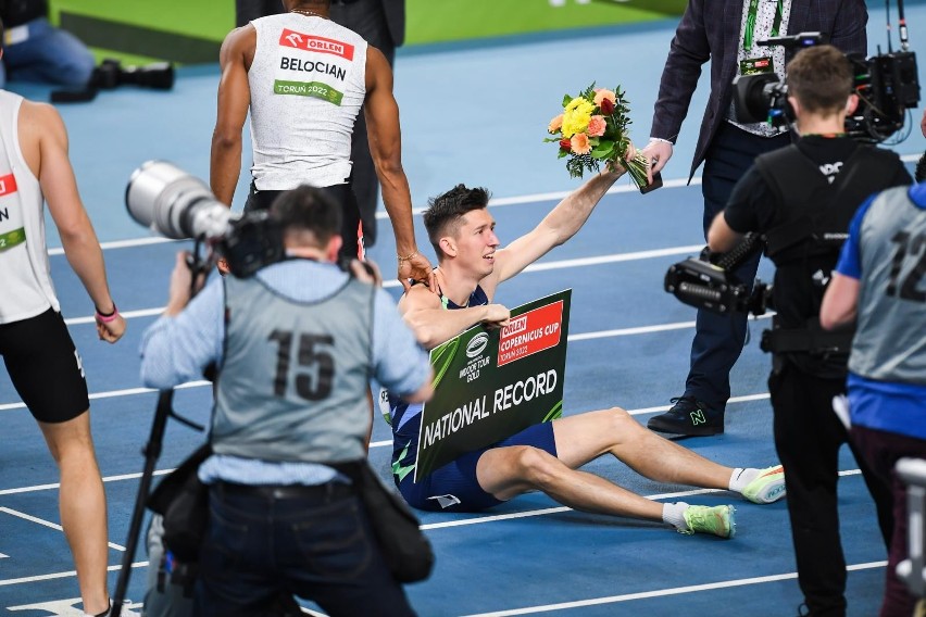 Damian Czykier w Toruniu pobił rekord Polski w biegu na 60...