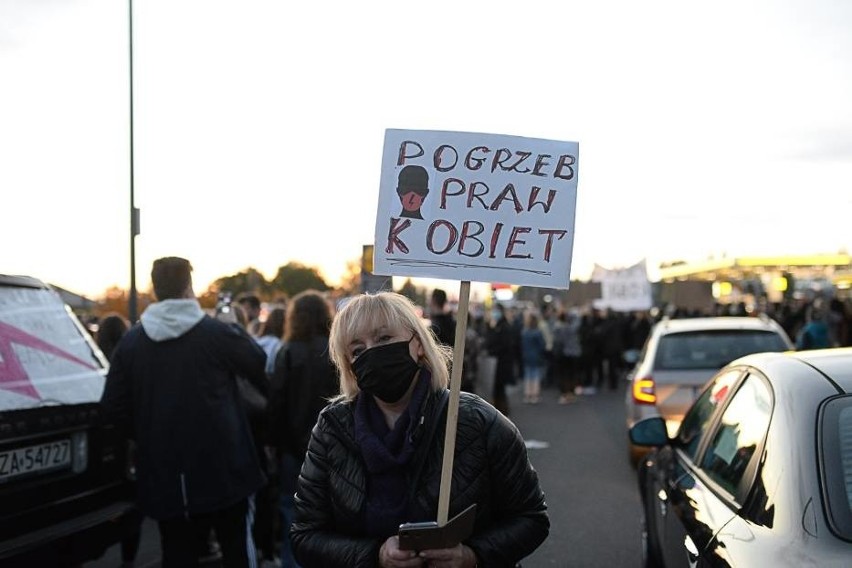 Protest w Żarach.