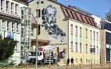 Białystok. Henryk Sienkiewicz na nowym muralu (zdjęcia)