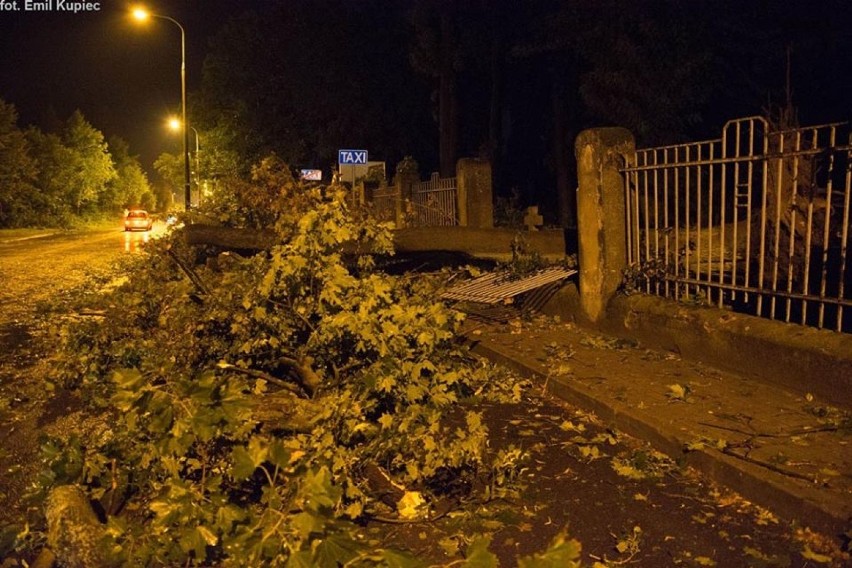 Burza w Wielkopolsce: Skutki burzy w Gnieźnie