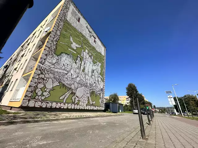 Nowy mural w Nowym Sączu już gotowy