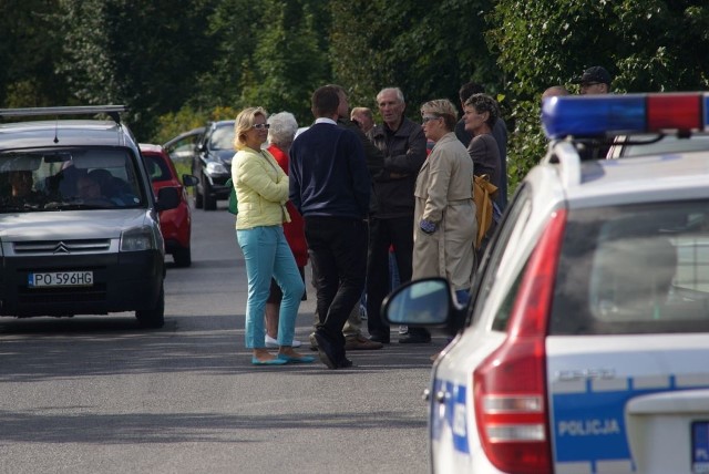 Mieszkańcy Suchego Lasu protestowali przed wysypiskiem śmieci