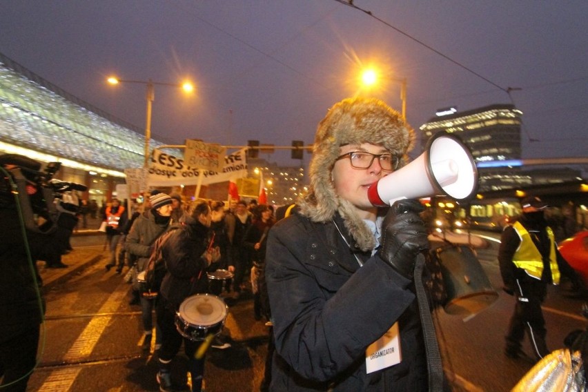 Protest studentów we Wrocławiu, 25.01.2017