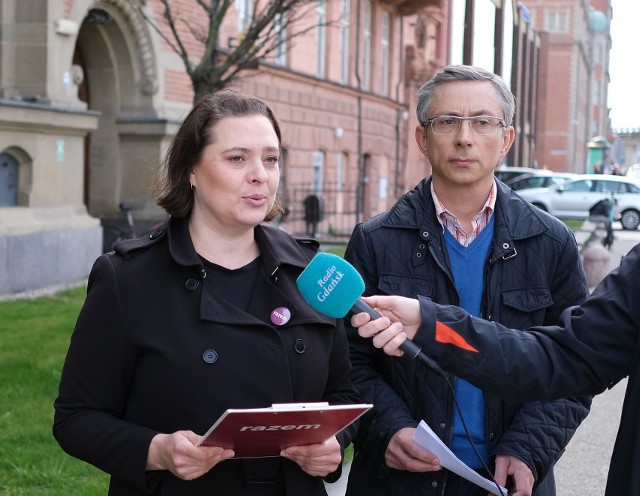 Anna Górska, członkini zarządu krajowego partii Razem oraz poseł Nowej Lewicy, dr Marek Rutka zaprezentowali projekt ustawy zakładający zamrożenie wysokości stawki WIBOR na poziomie z 1 grudnia 2019 roku.