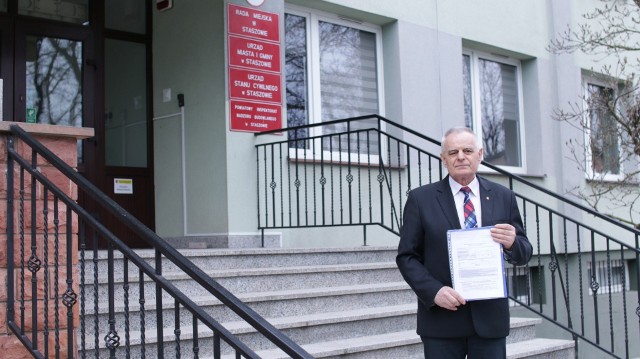 Kryspin Bednarczyk oficjalnie kandydatem na burmistrza Staszowa.