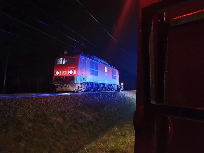 Śmiertelny wypadek kolejowy w Styrzyńcu. Na miejscu zginął 25-latek