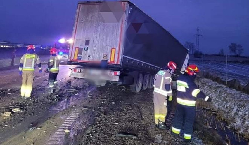 Obwodnica Augustowa zablokowana przez tragiczny wypadek....