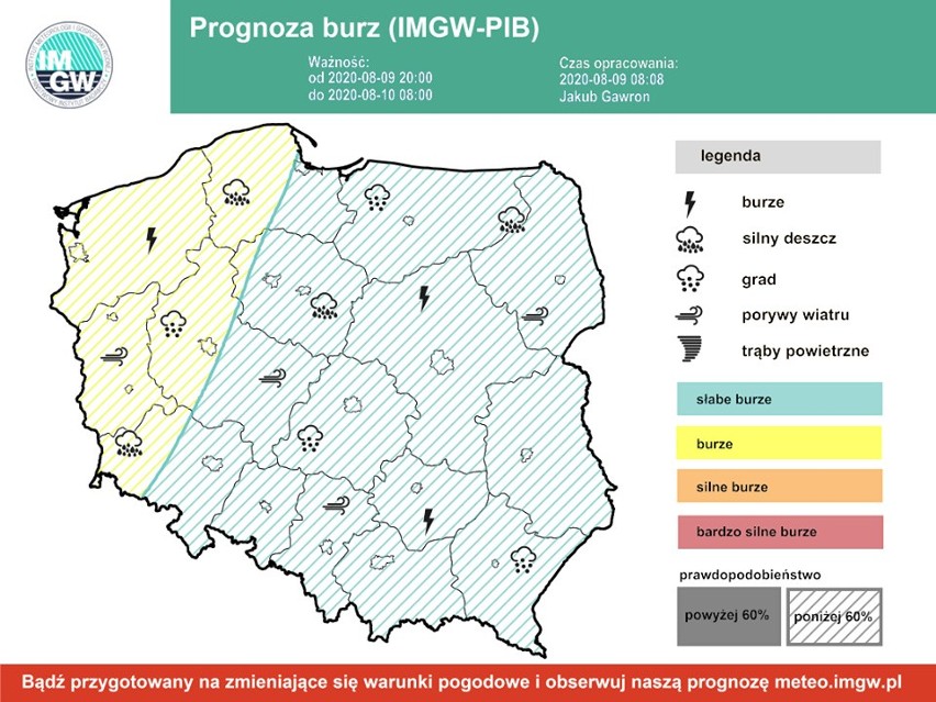 Instytut Meteorologii i Gospodarki Wodnej wydał ostrzeżenie...