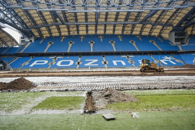 Tak stadion wyglądał jeszcze na początku stycznia