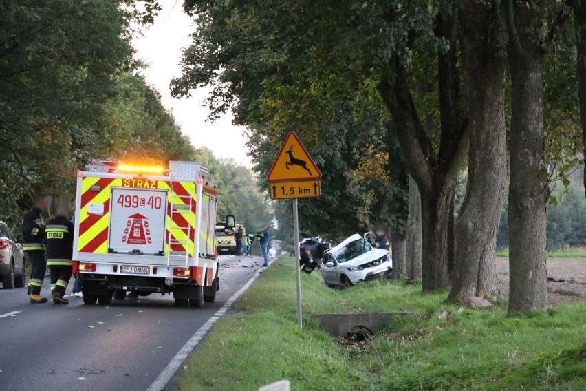 Wypadek drogowy. Ciężko ranny komendant policji