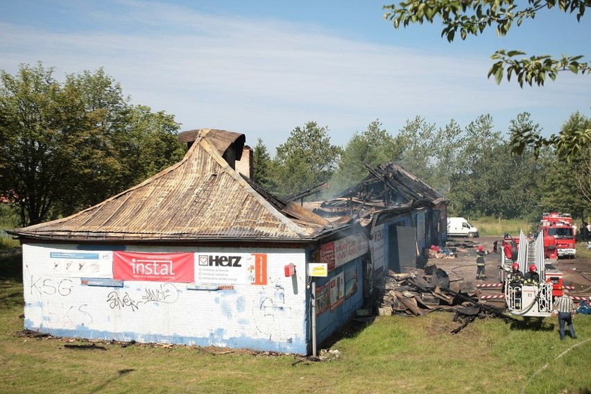Pożar przy ul. Sułkowskiego
