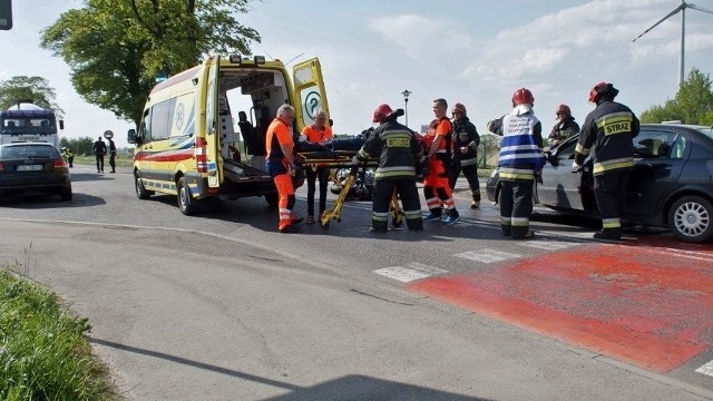 Wypadki z udziałem motocyklistów na drogach w regionie słupskim w ostatnich latach