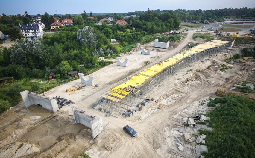 Przedłużenie Bohaterów Monte Cassino w Lublinie. Z wizytą na wielkim placu budowy (ZDJĘCIA Z DRONA) 