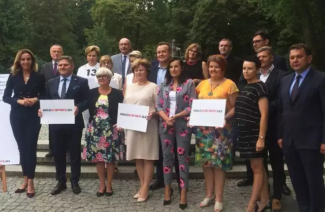 Kandydaci do Sejmu i Senatu w regionie radomskim z list Koalicji Obywatelskiej.