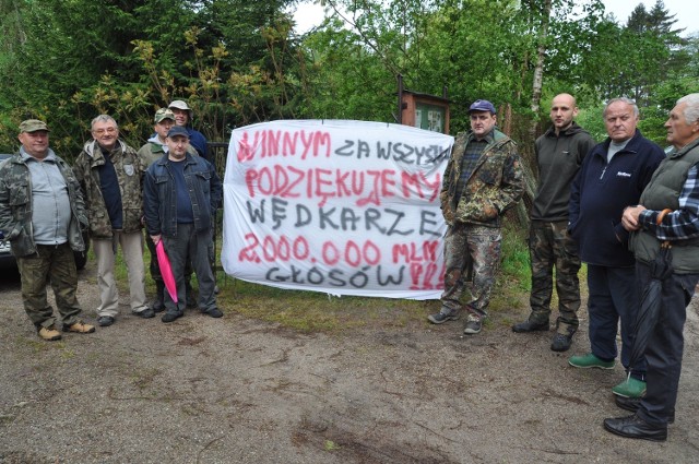 Ubiegłoroczny protest wędkarzy w Orawce.