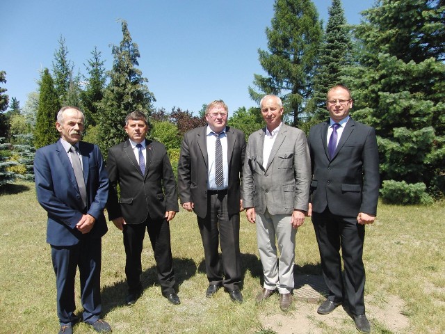 Skład zarządu KPIR na lata 2015-2019: (od lewej) Stanisław Seklecki, Tadeusz Ziółkowski, Ryszard Kierzek, Sławomir Kowalewski i Mirosław Smaruj
