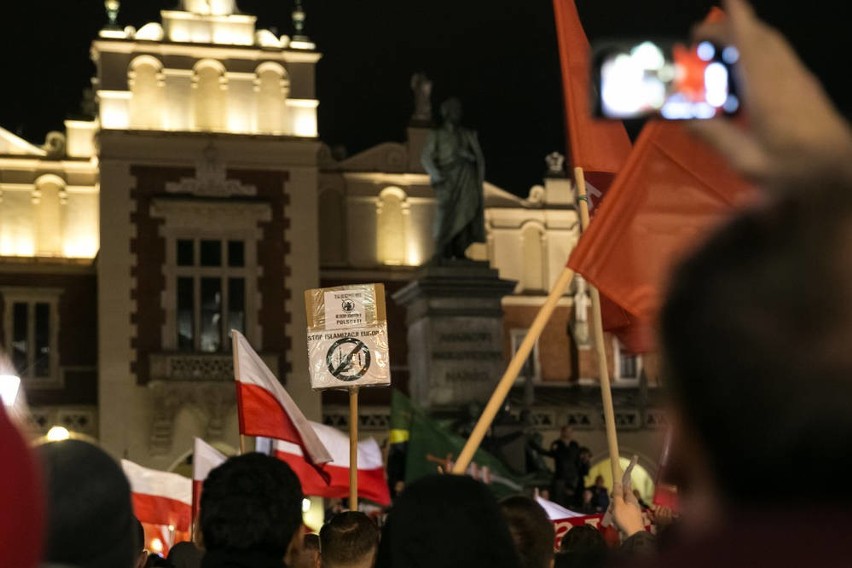 Krakowianie (nie) chcą uchodźców [ZDJĘCIA, WIDEO]