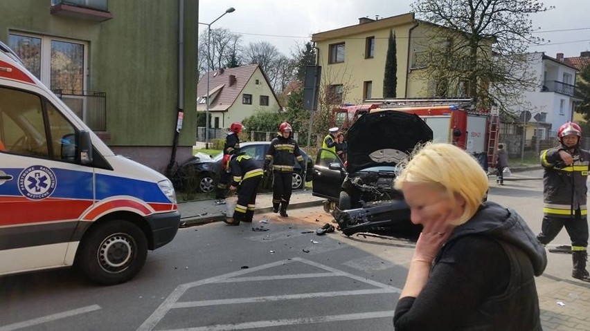 Wypadek na ul. Rogowej w Policach